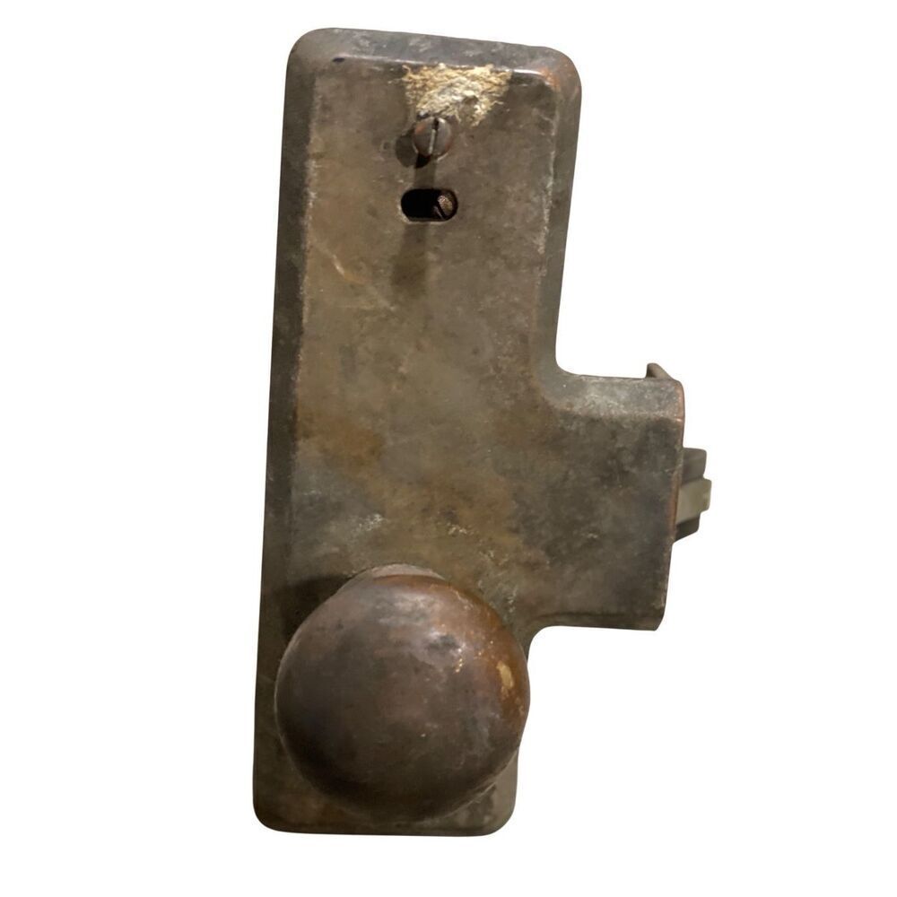 Antique Metal Door Knobs Brass Plates and Mortise